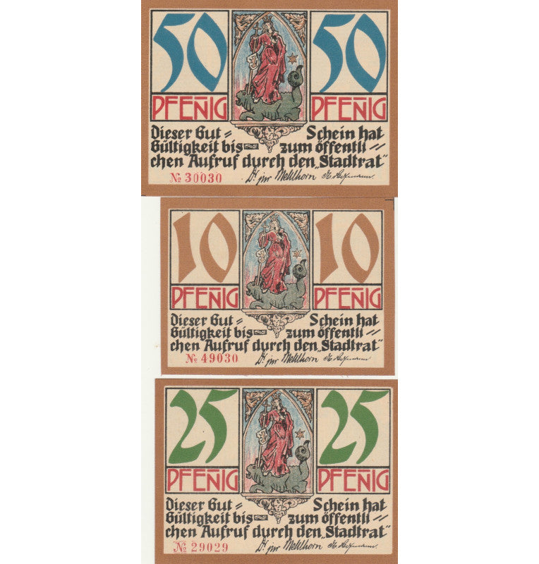 Alemania Set 3 Notgelds